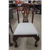 Image 2 : 4 Fancy Dining Room Chairs – Antique Style with Claw Ball Feet