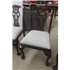 Image 3 : 4 Fancy Dining Room Chairs – Antique Style with Claw Ball Feet