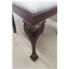 Image 9 : 4 Fancy Dining Room Chairs – Antique Style with Claw Ball Feet