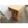 Image 2 : Rolling Droplet Stand and 4 Folding Wood TV Tables