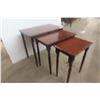 Image 1 : Bassett 3-Piece Nesting Table Set – 20" × 14" × 22"