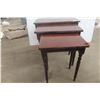Image 4 : Bassett 3-Piece Nesting Table Set – 20" × 14" × 22"