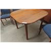 Image 3 : Table with Scissor Leaf and 4 Chairs – 29" × 38" × 38"