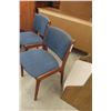 Image 6 : Table with Scissor Leaf and 4 Chairs – 29" × 38" × 38"