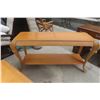 Image 2 : 4-Piece Coffee Table Set – Coffee Table 17" × 37" × 37", Sofa Table 29" x 17" x 53",and 2 End