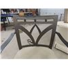 Image 3 : 3 Piece Bistro Set: 2 Swivel Stools & Glass Top Table. 36H x 36" W