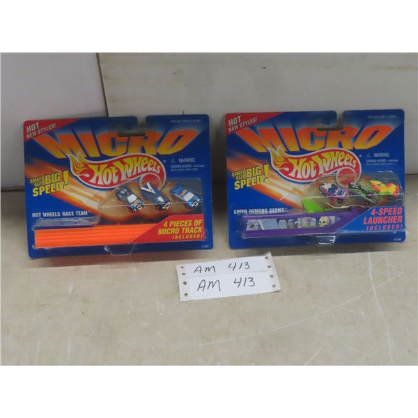 2 Pkgs Micro Hot Wheels 1995 NOS