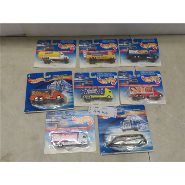 8 Hot Wheels Haulers NOS