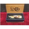 Image 10 : Colt Large Lady Leg Stag Handle 2-Blade Pocket Knife with Case – Blade 3", Overall 8¼"