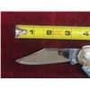 Image 2 : Colt Large Lady Leg Stag Handle 2-Blade Pocket Knife with Case – Blade 3", Overall 8¼"