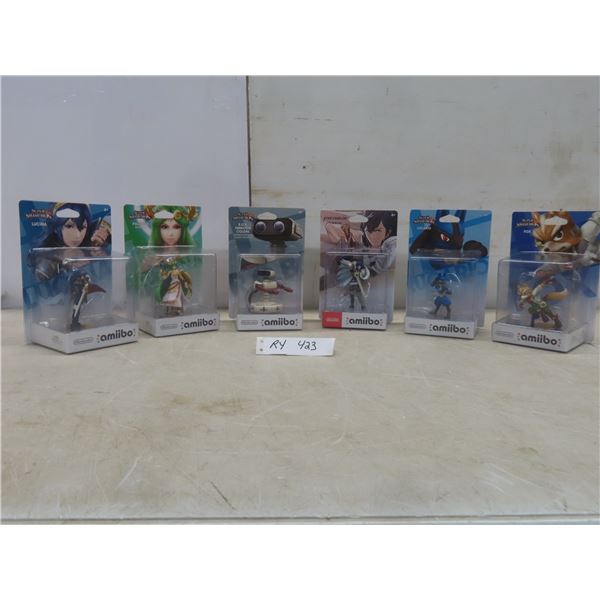 6 Nintendo Amiibo's Factory Sealed