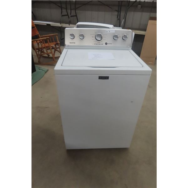 Maytag Washer – Stainless Steel Tub, Selector Switches, Soil Level, Water Temp/Level Controls,