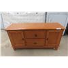 Image 1 : Oak Big Screen TV Stand – 26" × 50" × 16"