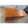 Image 3 : Oak Big Screen TV Stand – 26" × 50" × 16"