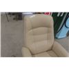 Image 3 : Leather / Leather Style Swivel Recliner Chair and Ottoman