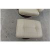 Image 7 : Leather / Leather Style Swivel Recliner Chair and Ottoman