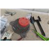 Image 4 : Yard and Flower Bed Tools, Sprinkler and Gloves