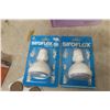 Image 2 : Light Bulbs, Shower Head, Furniture Socks, 4-Pack Envelopes, Batteries Size D