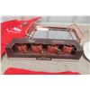 Image 4 : Copper Shot Glass NOS, Tray, Glass Ashtray +