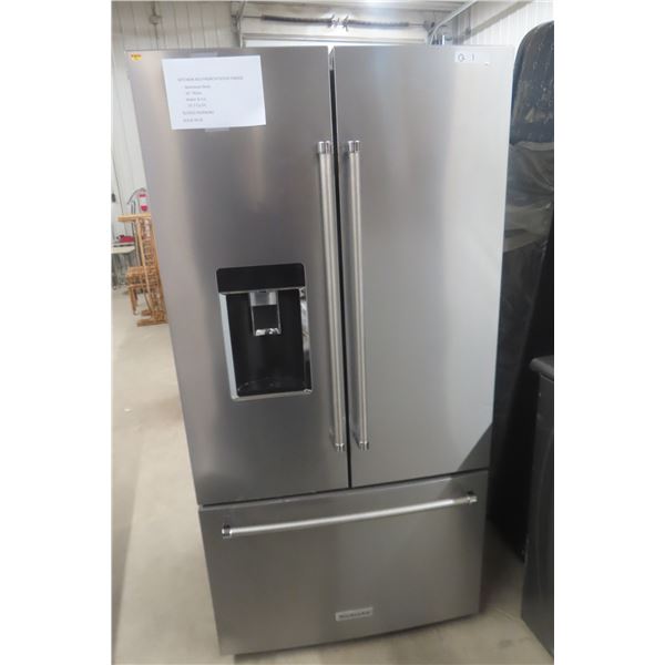 KitchenAid French Door Refrigerator – Stainless Steel, 36" Wide, 24.7 cu ft (Scratch/Scrape on