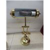 Image 4 : Brass Banker's Desk Lamp, Rolling Plant Stand, Pen Holder, and Change Bowl