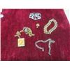 Image 10 : Wood Jewelry Box with Fashion Jewelry: Bangles, Pendants, Earrings, and Rosaries – Note: Box Needs