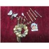 Image 11 : Wood Jewelry Box with Fashion Jewelry: Bangles, Pendants, Earrings, and Rosaries – Note: Box Needs
