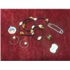 Image 12 : Wood Jewelry Box with Fashion Jewelry: Bangles, Pendants, Earrings, and Rosaries – Note: Box Needs