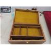 Image 3 : Wood Jewelry Box with Fashion Jewelry: Bangles, Pendants, Earrings, and Rosaries – Note: Box Needs