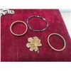 Image 9 : Wood Jewelry Box with Fashion Jewelry: Bangles, Pendants, Earrings, and Rosaries – Note: Box Needs
