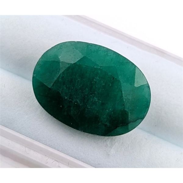 10.07 ct Certified Zambian Emerald gemstone ($15,105 Appraisal)
