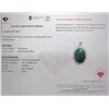 Image 3 : 5.1 ct Certified Silver Emerald gemstone Pendant ($6,235 Appraisal)