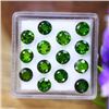 Image 1 : 5.16 ct Certified Chromium Diopside gemstone ($5,390 Appraisal)