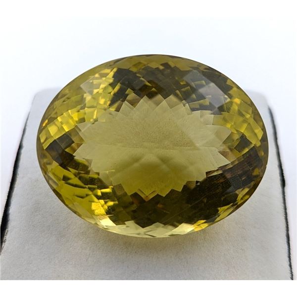 144.68 ct Certified Lemon Quartz gemstone ($26,042 Appraisal)