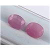 Image 2 : 4.34 ct Certified Pink Sapphire gemstone Pair ($4,900 Appraisal)