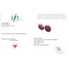 Image 3 : 4.34 ct Certified Pink Sapphire gemstone Pair ($4,900 Appraisal)