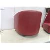 Image 3 : Modern Child's Leather-Like-Style Chair with Matching Ottoman