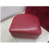 Image 6 : Modern Child's Leather-Like-Style Chair with Matching Ottoman