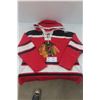 Image 1 : Vintage Chicago Blackhawks Hoodie Jersey Sweatshirt, Men's Large