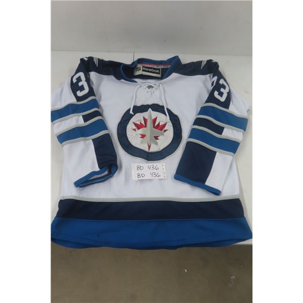 Vintage Winnipeg Jets Dustin Byfuglien Jersey, Men's Medium (48)