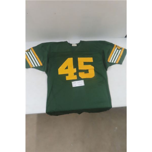 Vintage CFL Edmonton Eskimos #45 Jersey, Men's Large