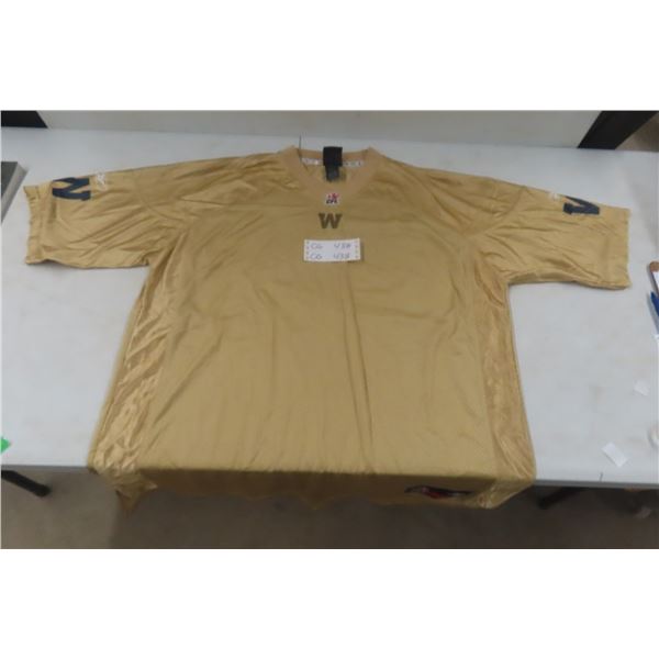 Vintage Winnipeg Blue Bombers Alternative Gold Jersey, Men's XXL