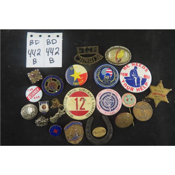 Antique and Vintage Buttons, Badges, and Pins — Grandpa's Junk Drawer