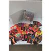 Image 1 : Vintage AWA Wrestling Badges Lot and WCN/NWO 1998 Panini Postcards