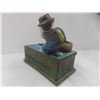 Image 1 : Vintage Cast Iron Mechanical Fishing Bank