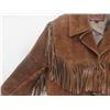 Image 3 : Vintage 1950s Grenadier Brown Buckskin Fringe Western Jacket, Made in Winnipeg, Size 12