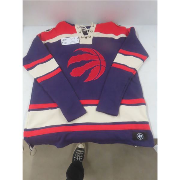 Vintage Toronto Raptors Jersey Sweatshirt, Men's XL
