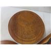 Image 2 : Vintage First Nations Haida Lot: Clarance Wells Carved Lid Round Box, 2 Painted Salmon Boxes, and 1