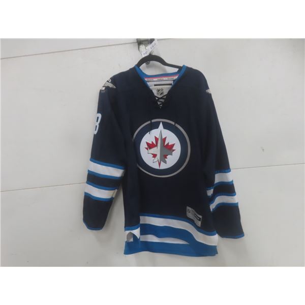 Vintage Reebok Winnipeg Jets Bryan Little Hockey Jersey, Men's Large