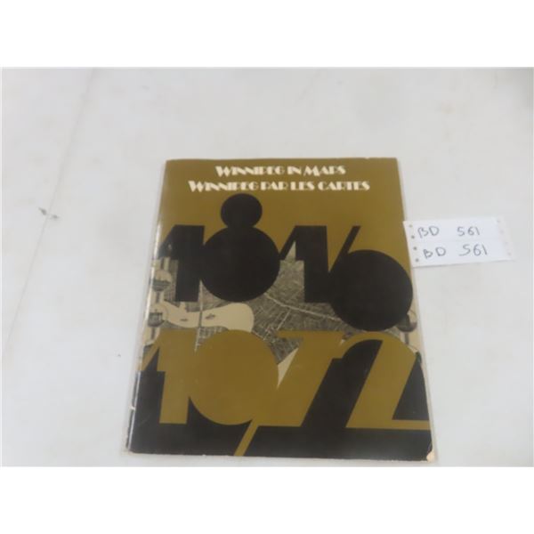 Vintage Winnipeg in Maps 1816–1972 Oversized History Book